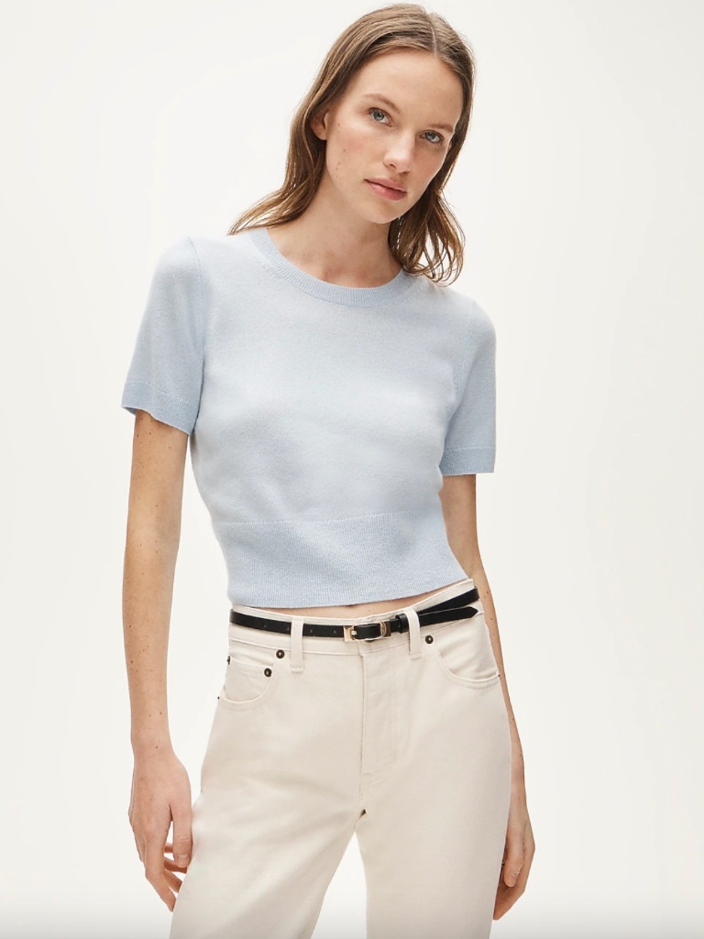 J. Crew Cashmere Shrunken T-shirt - NWOT